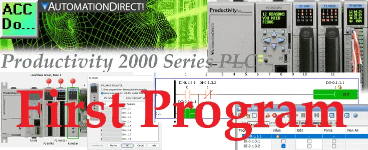 Productivity 2000 Series PLC First Program