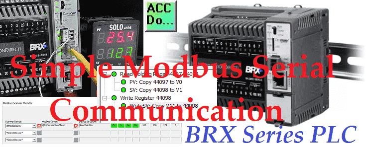 BRX Do-More Simple Modbus Serial Communication