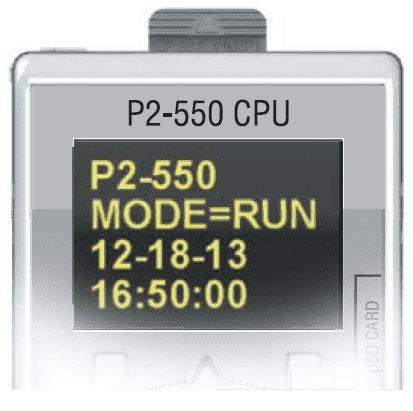 Productivity 2000 Series PLC CPU Display