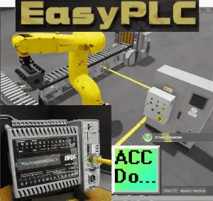 EasyPLC Simulator Robotic Cell BRX Do-More PLC