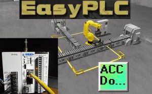 EasyPLC Simulator Robotic Cell Click PLC