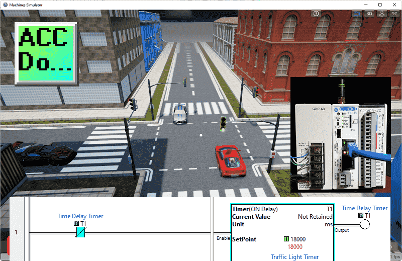 4 Way Traffic Light PLC Program EasyPLC ACC Automation