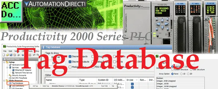 Productivity 2000 Series PLC Tag Database