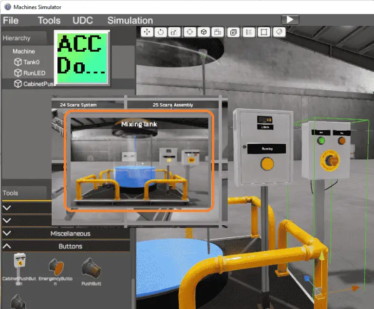 EasyPLC Machine Editor Design a Simulation ACC Automation