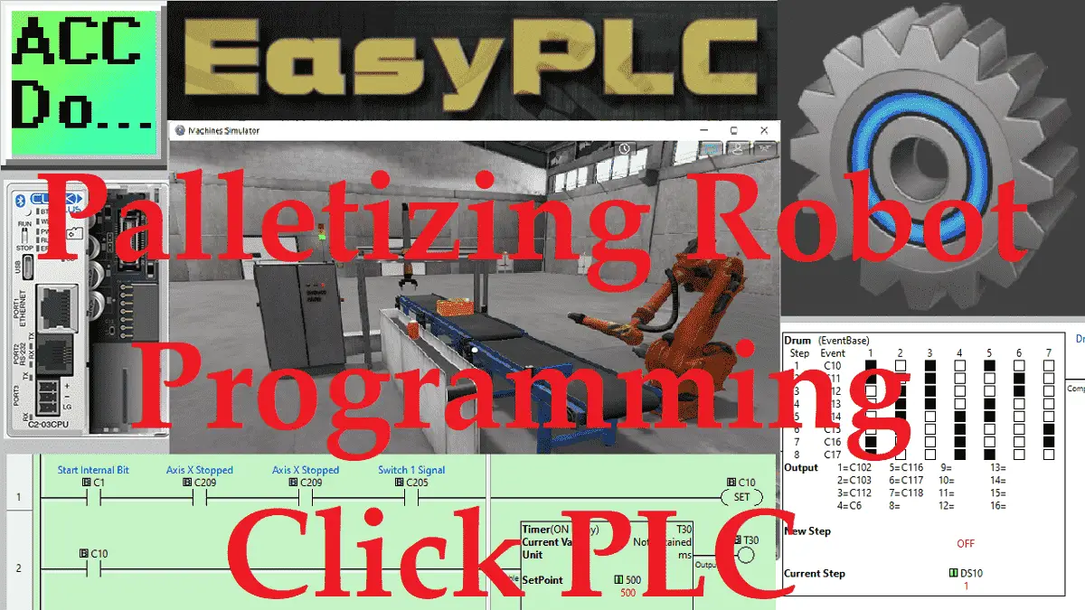 EasyPLC Palletizing Robot Programming Click PLC