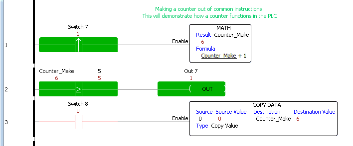 PLC Ladder Logic Programming Sample Code