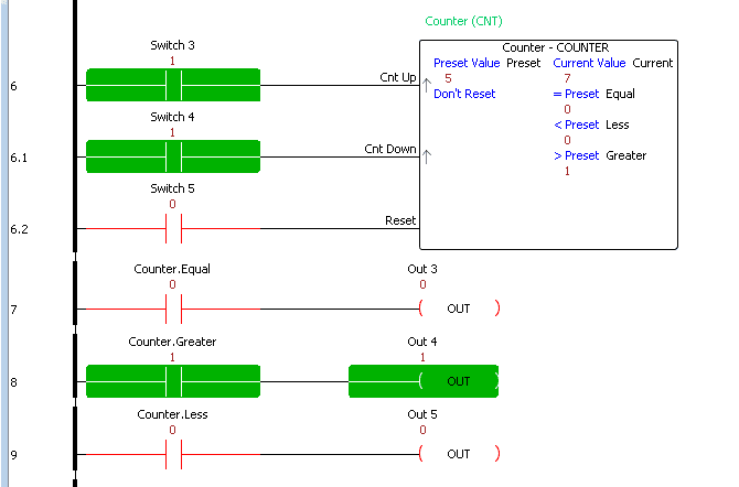 PLC Ladder Logic Programming Sample Code