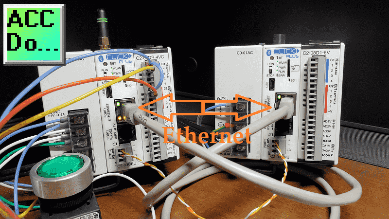 Click to Click PLC Communication Ethernet