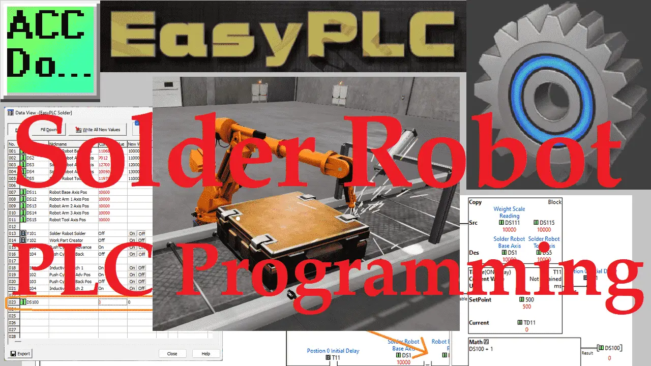 EasyPLC Solder Robot PLC Programming