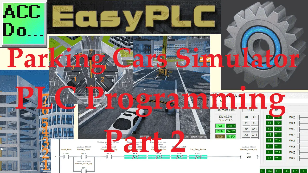 Parking Cars Simulator PLC Programming Part 2