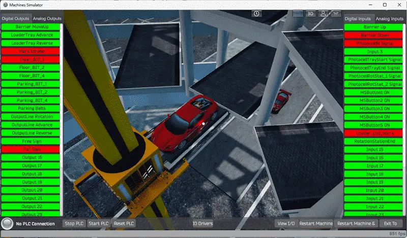 Parking Cars Simulator PLC Programming Part 1