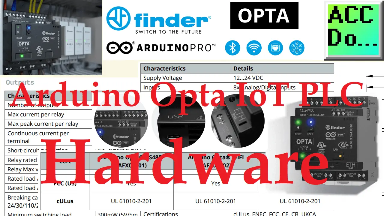Arduino Opta IoT PLC Hardware