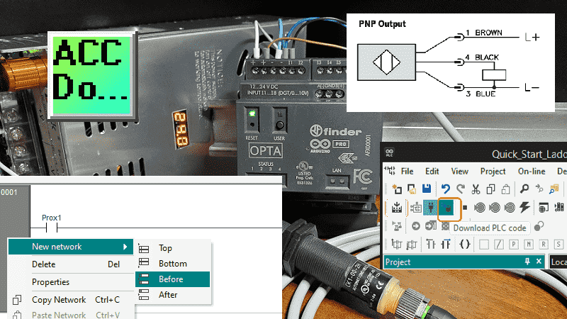 Arduino Opta IoT PLC Quick Start Ladder Logic