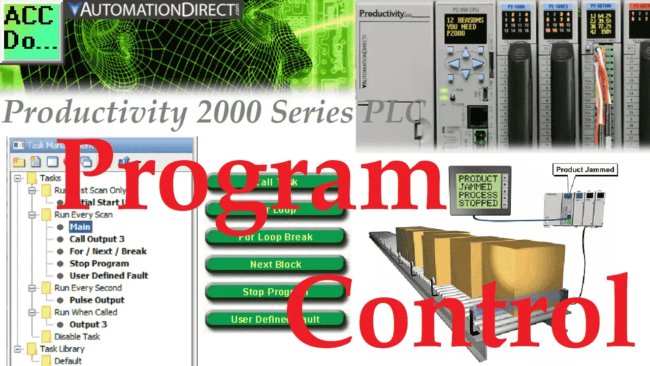 Productivity 2000 PLC Program Control
