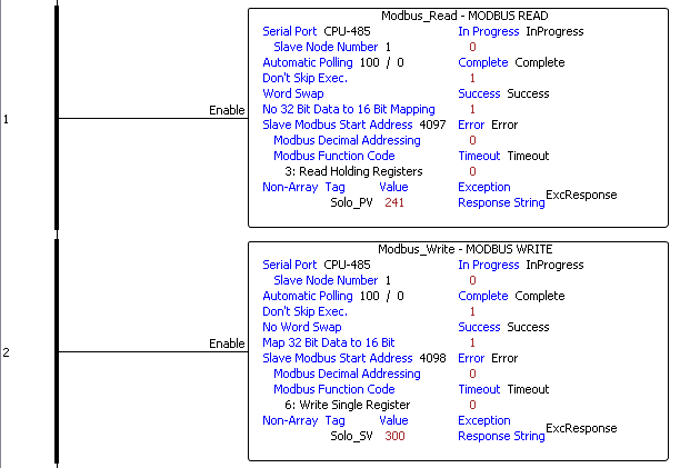 P2000 Ladder Diagram Sample