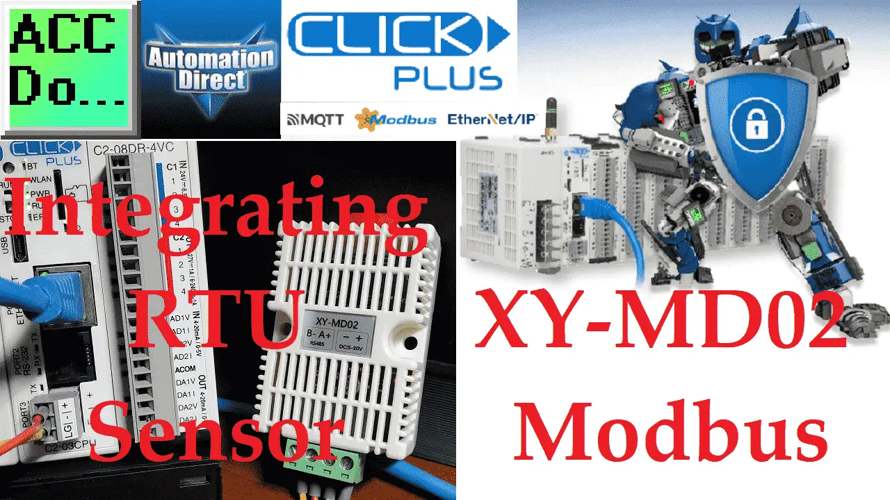 Integrating an XY-MD02 Sensor with Modbus RTU into Click PLC