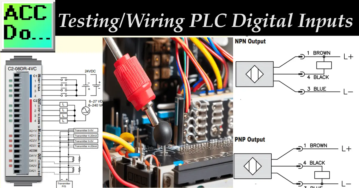 Testing and Wiring PLC Digital Inputs