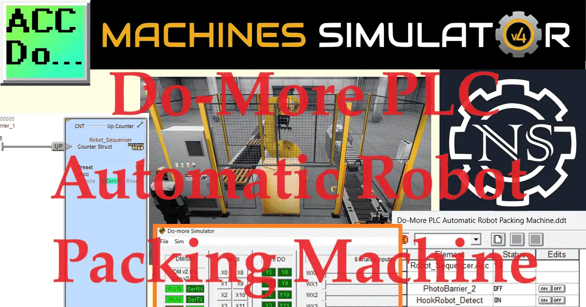 Do-More PLC Automatic Robot Packing Machine