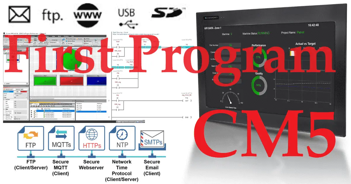 First Program C-More CM5 Series HMI