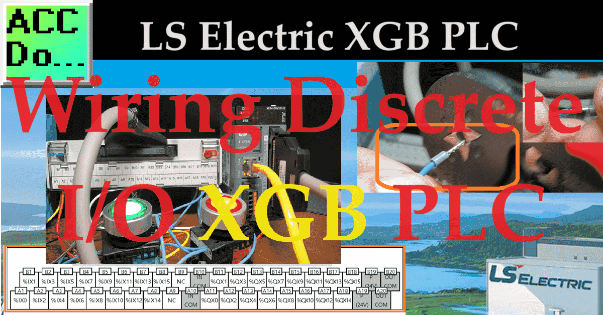 Wiring Discrete I/O to an XGB PLC