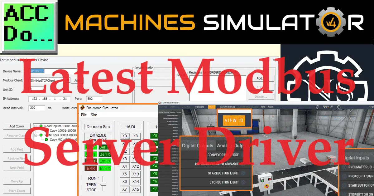 Latest Machine Simulator Modbus Server Driver