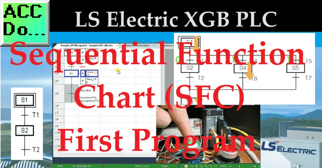 xgb plc sequential function chart sfc first | ACC Automation