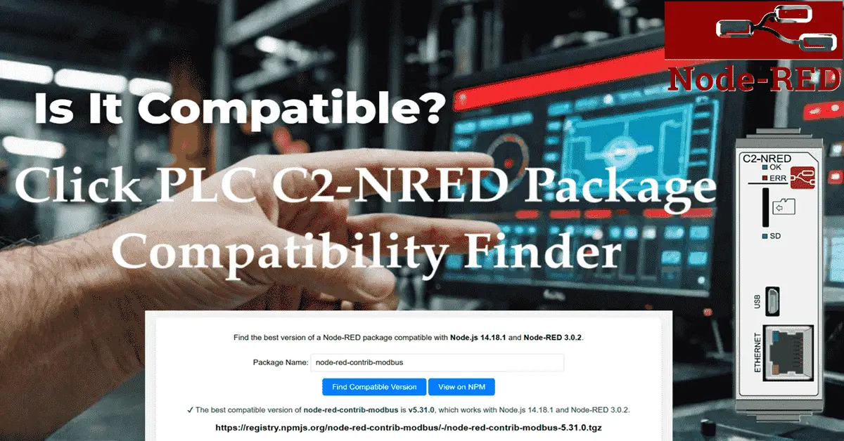 How to Use the Click PLC C2-NRED Package Finder