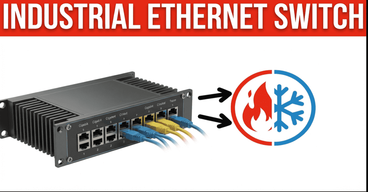 Industrial Ethernet Switch With 8 Gigabit Ports For EXTREME Temperatures