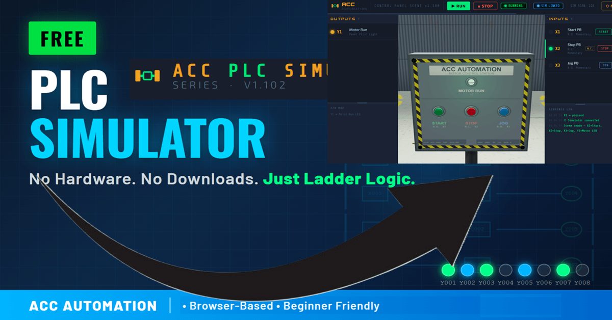 How to Use the ACC PLC Simulator — Control Panel Scene Tutorial