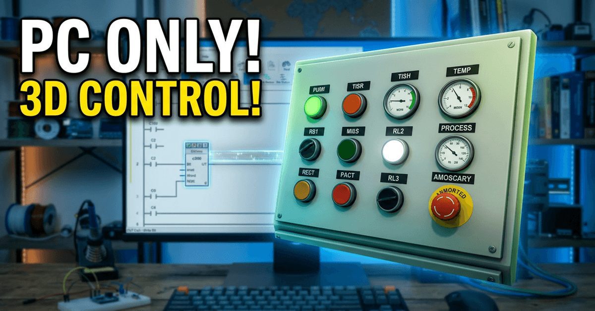 You Don't Need Hardware to Control 3D PLC Scenes!